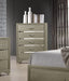 Beaumont 5-drawer Bedroom Chest Champagne