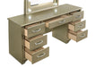 Beaumont 7-drawer Vanity Set with Lighting Champagne
