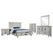Franco 5-piece Eastern King Bedroom Set Distressed White
