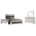 Barzini 4-piece Eastern King Bedroom Set White