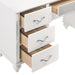 Barzini 7-drawer Vanity Set with Lighting White