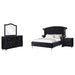 Deanna 4-piece Queen Bedroom Set Black
