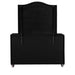 Deanna 7-drawer Upholstered Dresser with Mirror Black