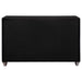 Deanna 7-drawer Upholstered Dresser Black
