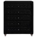 Deanna 5-drawer Bedroom Chest Black