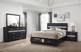 Miranda 4-piece Eastern King Bedroom Set Black