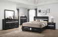 Miranda 2-drawer Nightstand Black