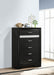 Miranda 5-drawer Bedroom Chest Black