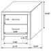 Brantford 4-piece Eastern King Bedroom Set Barrel Oak