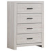 Brantford 5-piece Eastern King Bedroom Set Coastal White