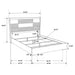 Blacktoft Wood Queen Panel Bed Black