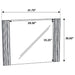 Blacktoft Dresser Mirror Black