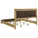 Hyland Eastern King Panel Bed LED Headboard Natural