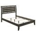 Serenity Wood Full Panel Bed Mod Grey