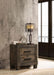 Woodmont 2-drawer Nightstand Rustic Golden Brown