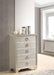 Salford 5-drawer Bedroom Chest Metallic Sterling
