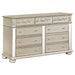 Heidi 9-drawer Dresser Metallic Platinum