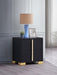 Marceline 2-drawer Nightstand Black