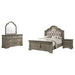 Manchester 4-piece Eastern King Bedroom Set Wheat Brown