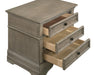 Manchester 3-drawer Nightstand Wheat Brown
