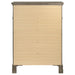 Manchester 5-drawer Bedroom Chest Wheat Brown