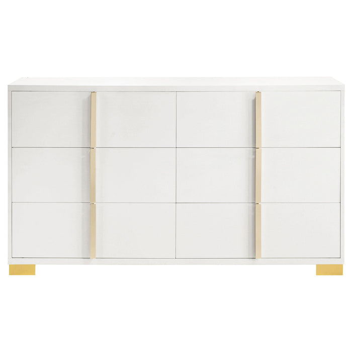 Marceline 4-piece Eastern King Bedroom Set White