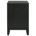 Valencia 2-drawer Nightstand Black