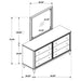 Emberlyn 6-drawer Dresser with Mirror Brown