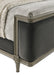 Alderwood Upholstered Eastern King Wingback Bed French Grey