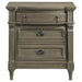 Alderwood 3-drawer Nightstand French Grey