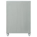 Gunnison 5-drawer Bedroom Chest Silver Metallic