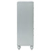 Gunnison 5-drawer Bedroom Chest Silver Metallic