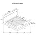 Winslow 4-piece California King Bedroom Set Smokey Walnut
