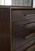 Durango 8-drawer Dresser with Mirror Smoked Peppercorn