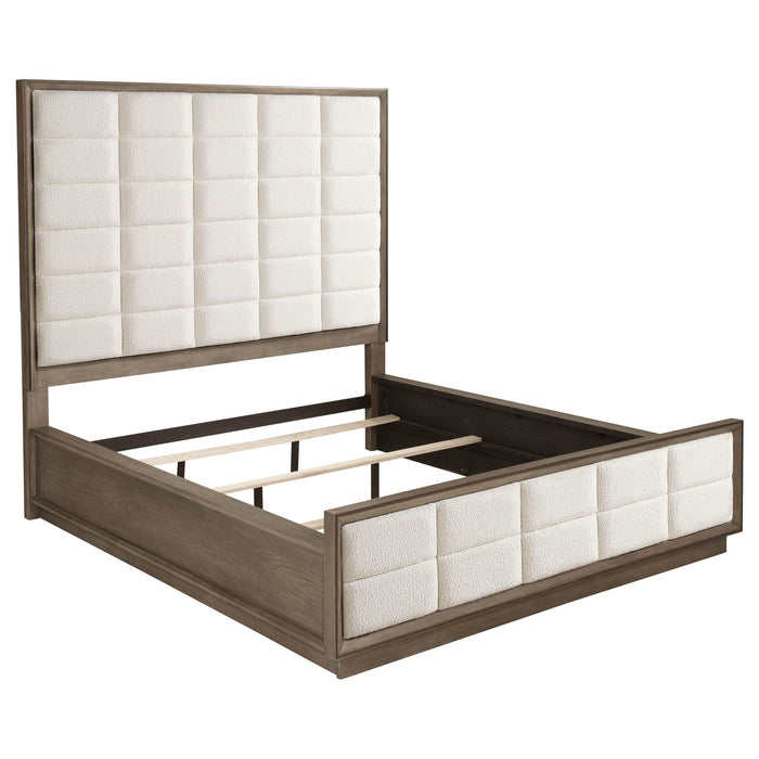Durango 4-piece California King Bedroom Set Taupe Oak