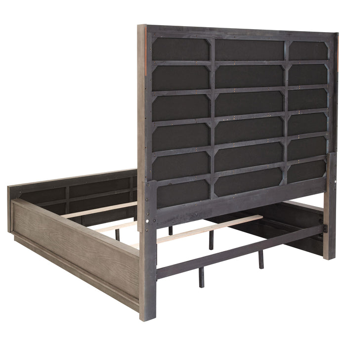 Durango 4-piece California King Bedroom Set Taupe Oak