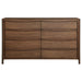 Maderia 8-drawer Dresser Cabinet Walnut