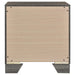 Wright 2-drawer Nightstand Bedside Table Brown Oak