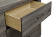 Wright 6-drawer Dresser Cabinet Brown Oak