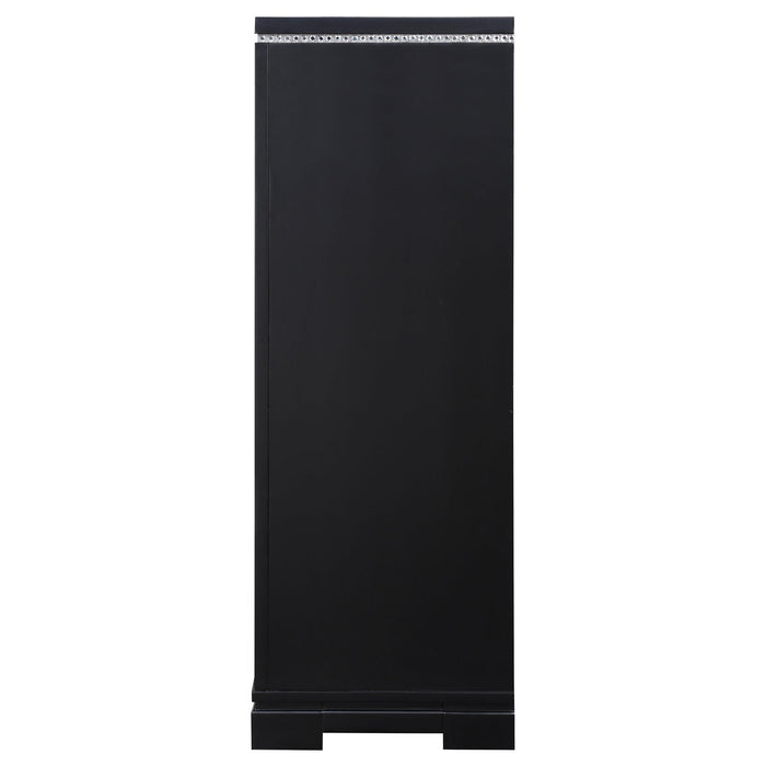 Cappola 5-drawer Bedroom Chest Black