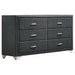 Melody 4-piece Eastern King Bedroom Set Grey