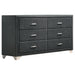 Melody 4-piece California King Bedroom Set Grey