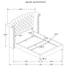 Melody 5-piece Queen Bedroom Set Grey
