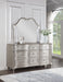 Evangeline 9-drawer Dresser with Mirror Silver Oak