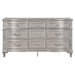 Evangeline 9-drawer Dresser Silver Oak