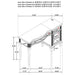 Evangeline 4-drawer Vanity Desk Makeup Table Silver Oak