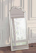 Evangeline Full Length LED Light Floor Mirror Silver Oak