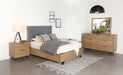 Taylor 4-piece Eastern King Bedroom Set Light Honey Brown