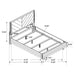 Taylor 4-piece Queen Bedroom Set Light Honey Brown