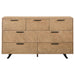 Taylor 7-drawer Dresser Light Honey Brown